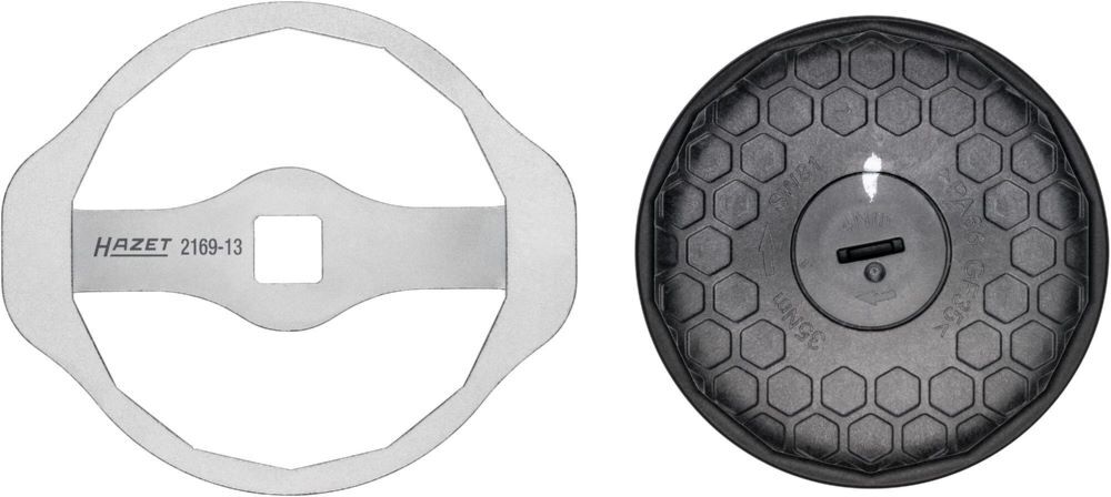 Produktbild Ölfilterschlüssel 2169-13 mit 1/2 Zoll SW 80 mm Außen 14 kant Profil bild 2