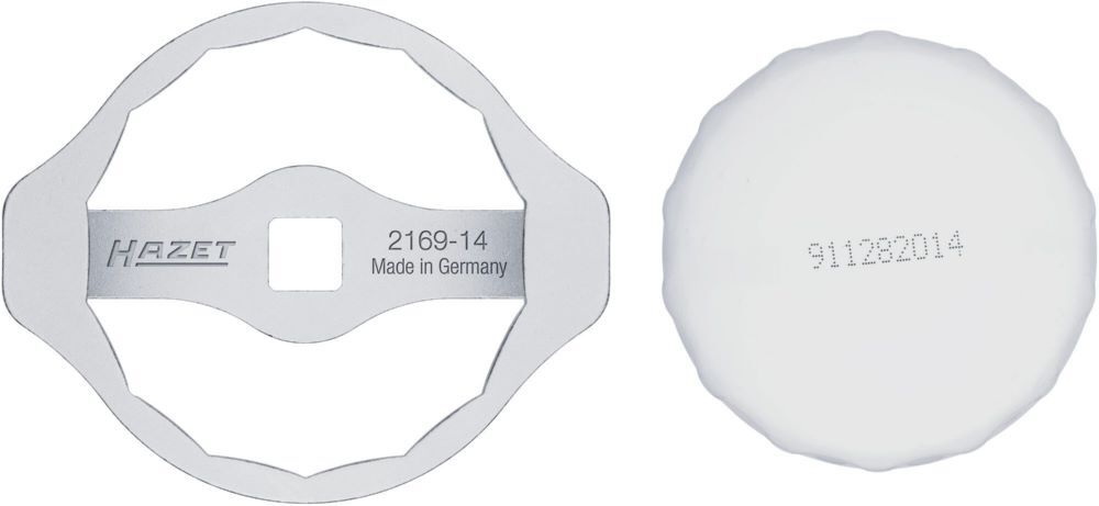 Produktbild Hazet Ölfilterschlüssel 2169-14 mit 1/2 Zoll SW 73 mm bild 2