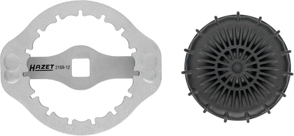 Produktbild Ölfilterschlüssel 2169-12 1/2 Zoll Rillenprofil SW 74 mm bild 2