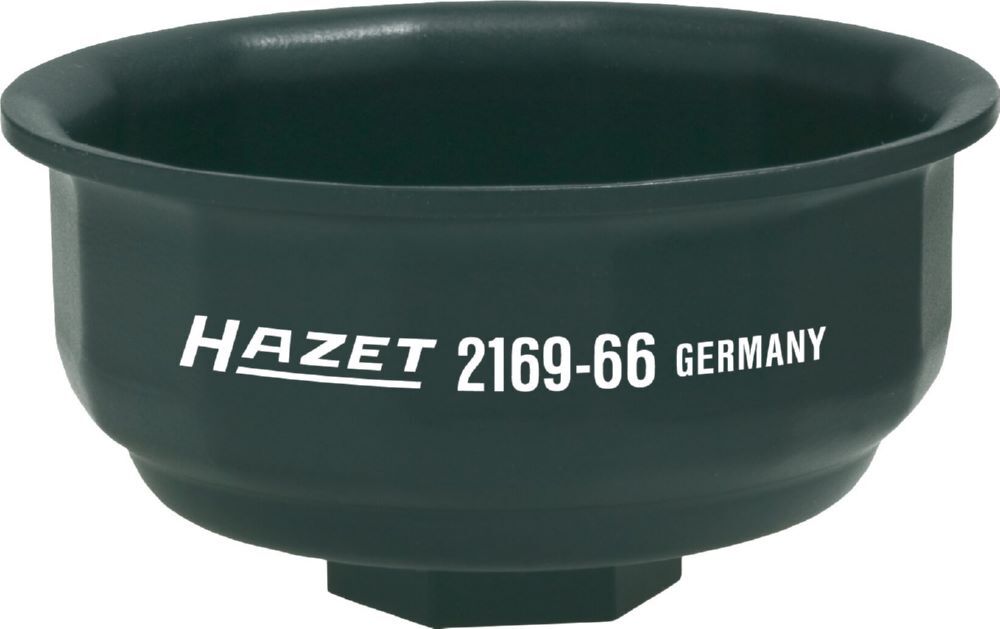 Produktbild Hazet Ölfilterschlüssel 2169-66 mit 1/2 Zoll Rillenprofil SW 66 mm
