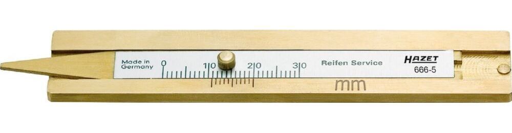 Produktbild Hazet Reifenprofil Tiefenmesser bis 30 mm Messtiefe 666-5