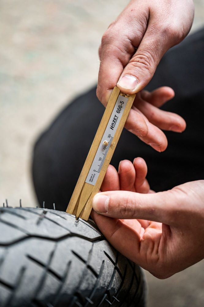 Produktbild Reifenprofil Tiefenmesser bis 30 mm Messtiefe 666-5 bild 4