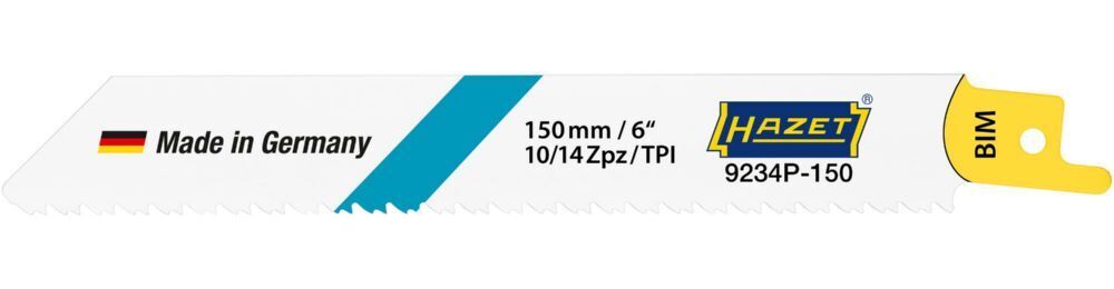 Produktbild Hazet Sabelsägeblätter 10 x 0,9 x 19 mm Satz 9234P-150/5 5 teilig