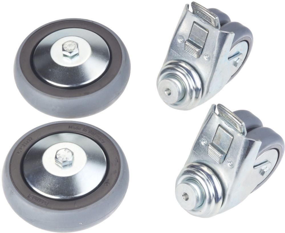 Produktbild Hazet Räder Satz 2 Scheibenräder mit Feststeller 125 mm