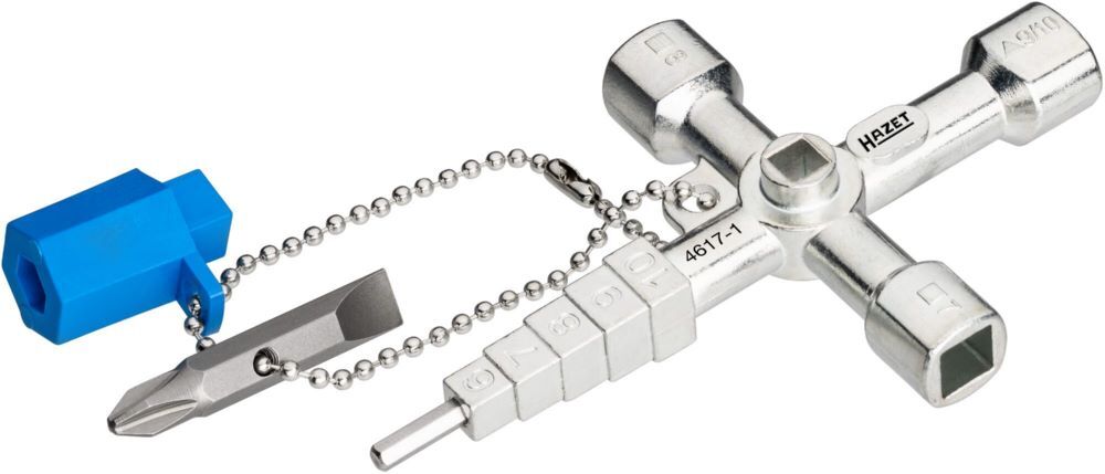Produktbild Hazet Schaltschrankschlüssel 4617-1 mit Kette und Adapter