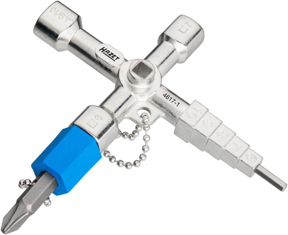 Produktbild Schaltschrankschlüssel 4617-1 mit Kette und Adapter bild 2