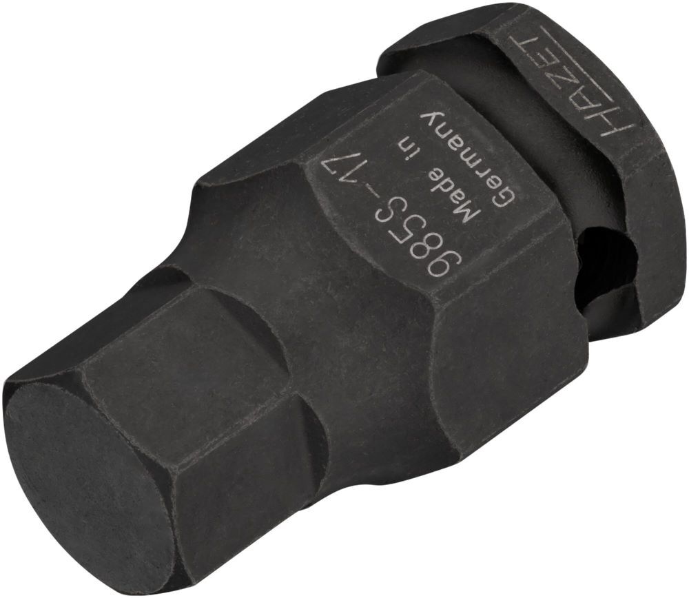 Produktbild Hazet Schlag Maschinenschrauber Schraubendreher-Steckschlüsseleinsatz SW 17 mm