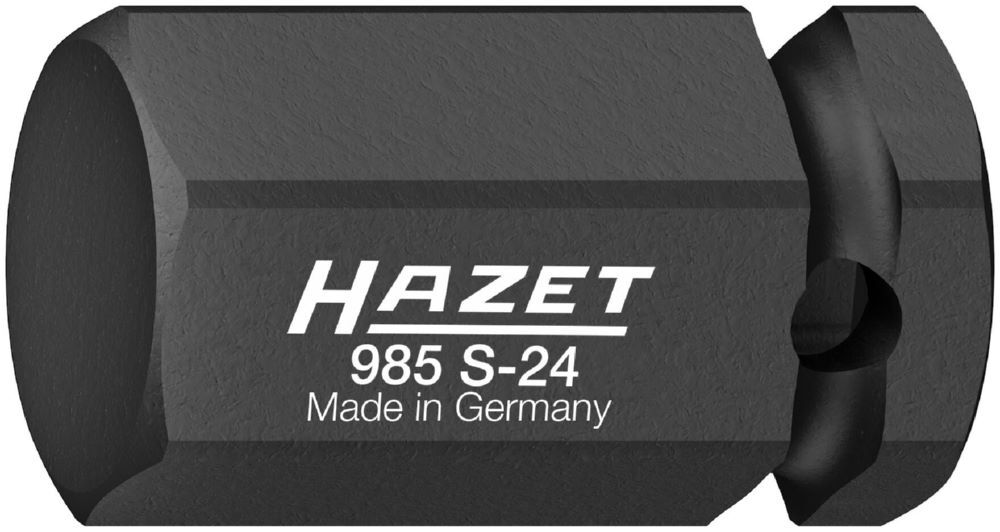 Produktbild Hazet Schlag Maschinenschrauber Schraubendreher Steckschlüsseleinsatz 985S-24 SW 24 mm