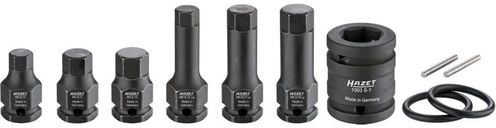 Hazet KFZ Maschinenschrauber Steckschlüsseleinsatz Satz 985S/11 1/2 Zoll Produktbild Hazet KFZ Maschinenschrauber Steckschlüsseleinsatz Satz 985S/11 1/2 Zoll bild 2