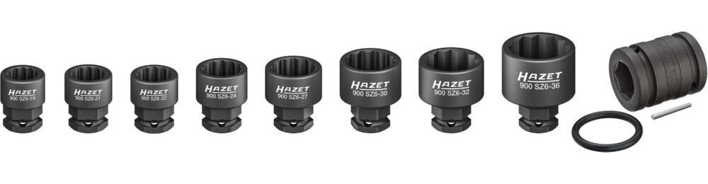 Hazet Satz für Steckschlüssel Schlag und Maschinenschrauber 900SZ6/11 1/2 Zoll Produktbild Hazet Satz für Steckschlüssel Schlag und Maschinenschrauber 900SZ6/11 1/2 Zoll bild 4