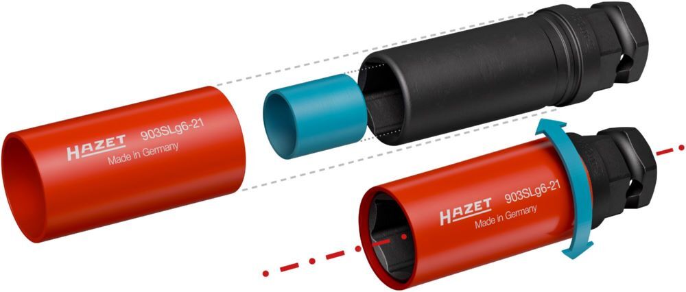 Produktbild Schlagschrauber Steckschlüsseleinsatz 903SLG6-21 mit 1/2 Zoll SW 21 mm bild 7