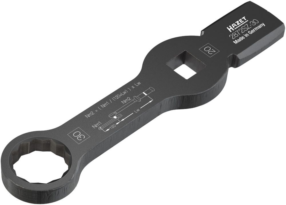 Produktbild Schlag Ringschlüssel mit 2 Schlagflächen 2872SZ-30 3/4 Zoll SW 30 mm bild 7