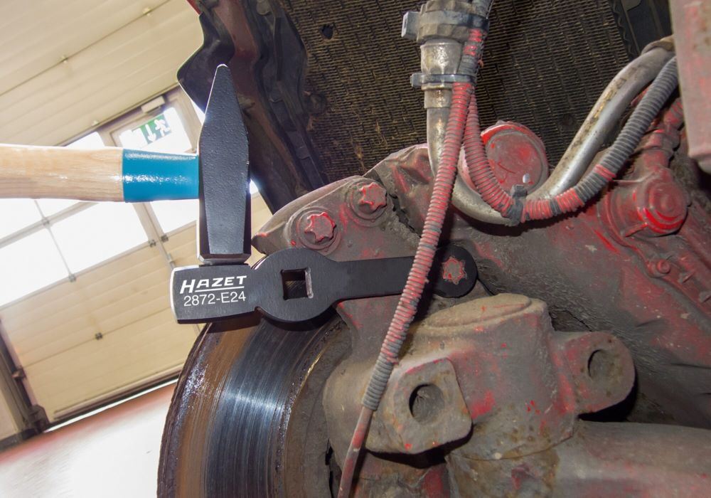 Produktbild Schlag Ringschlüssel NKW mit 2 Schlagflächen 2872-E20 3/4 Zoll SW E20 bild 2