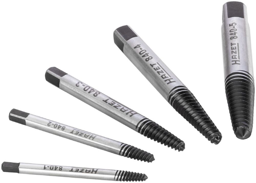 Produktbild Hazet Schraubenausdreher Satz 840/5 im Kasten 5 teilig