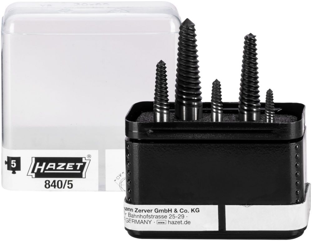 Produktbild Schraubenausdreher Satz 840/5 im Kasten 5 teilig bild 2