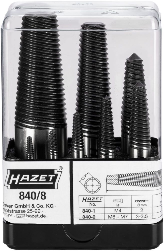 Produktbild Schraubenausdreher Satz 840/8 Chrom Vanadium 8 teilig bild 3