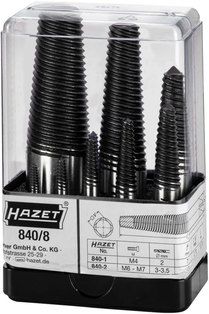 Produktbild Schraubenausdreher Satz 840/8 Chrom Vanadium 8 teilig bild 5