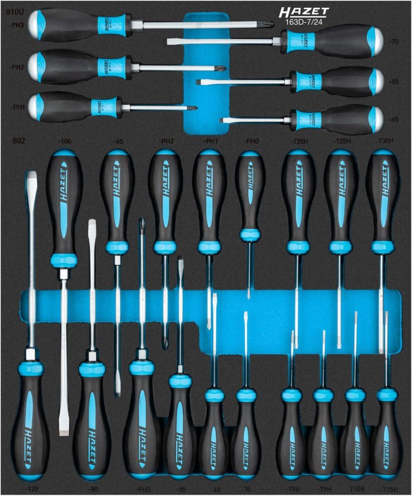 Hazet Schraubendreher Satz 163D-7/24 T8H-T30H PH0-PH3 Produktbild Hazet Schraubendreher Satz 163D-7/24 T8H-T30H PH0-PH3