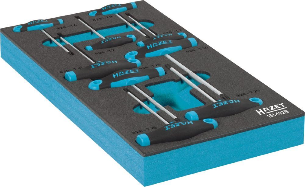 Hazet Schraubendreher Satz mit T-Griff 163-182/9 Innen Torx Profil Produktbild Hazet Schraubendreher Satz mit T-Griff 163-182/9 Innen Torx Profil bild 3