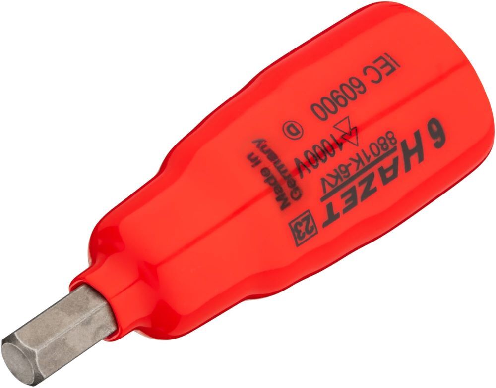 Produktbild Hazet Schraubendreher-Steckschlüsseleinsatz schutzisoliert 8801K-6KV SW 6 mm