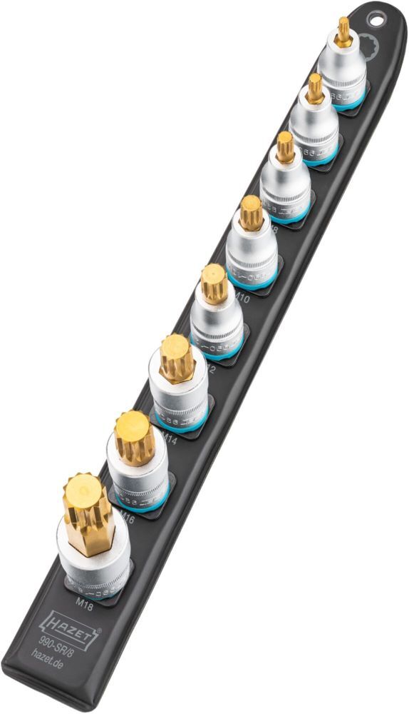 Hazet SmartRail Flexible Kunststoff Steckleiste 990-SR/8 1/2 Zoll Vielzahn Profil XZN Produktbild Hazet SmartRail Flexible Kunststoff Steckleiste 990-SR/8 1/2 Zoll Vielzahn Profil XZN bild 4