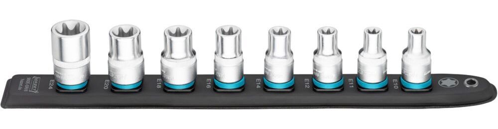 Hazet SmartRail Flexible Kunststoff Steckleiste 900E-SR/8 für 1/2 Zoll 8 teilig Produktbild Hazet SmartRail Flexible Kunststoff Steckleiste 900E-SR/8 für 1/2 Zoll 8 teilig