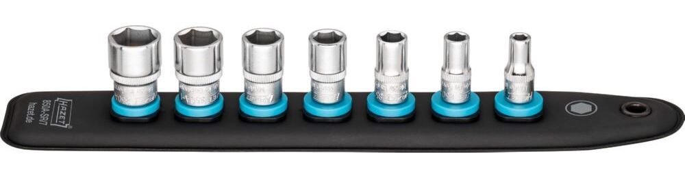 Produktbild Hazet Smart Rail mit 7 Steckplätzen 850A-SR/7 Vierkant Außensechskant 7 teilig