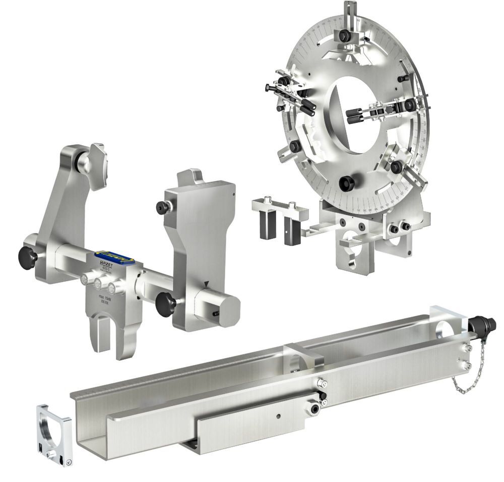 Hazet Stationärer Universal Federspanner 4903/3 Satz 3 teilig Produktbild Hazet Stationärer Universal Federspanner 4903/3 Satz 3 teilig bild 2