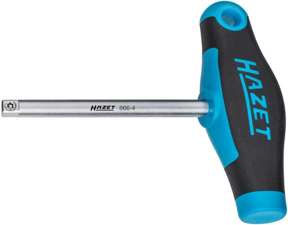 Produktbild Hazet Steckgriff mit T-Griff 866-4 1/4 Zoll 6,3 mm Vierkant 134 mm