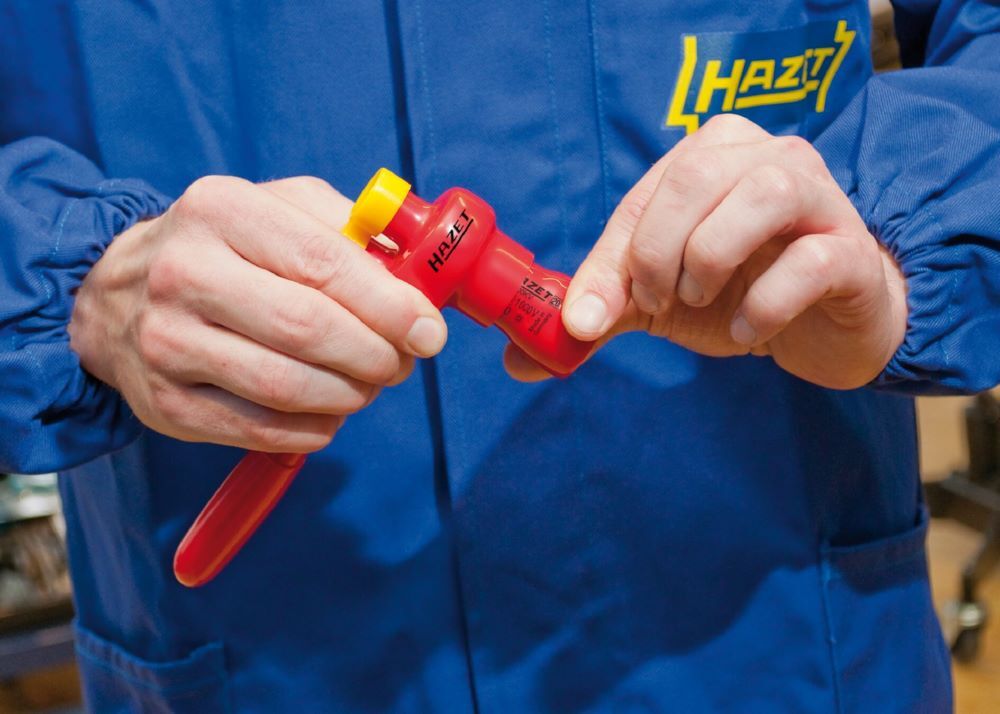 Hazet Steckschlüssel Satz schutzisoliert 163-580/18 mit 3/8 Zoll 8-22 Produktbild Hazet Steckschlüssel Satz schutzisoliert 163-580/18 mit 3/8 Zoll 8-22 bild 4