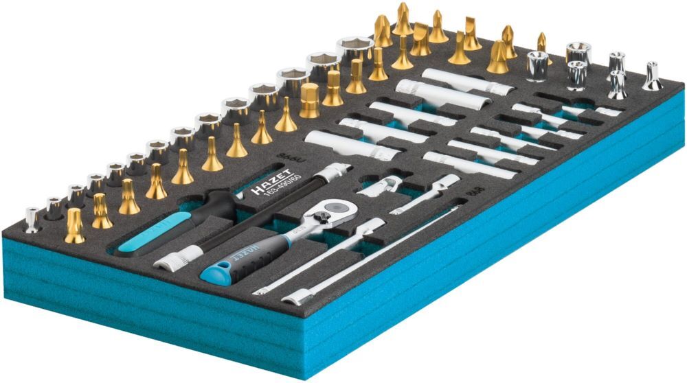 Hazet Steckschlüssel Satz 163-490/60 1/4 Zoll 3-14 E4-E10 60 teilig Produktbild Hazet Steckschlüssel Satz 163-490/60 1/4 Zoll 3-14 E4-E10 60 teilig bild 4