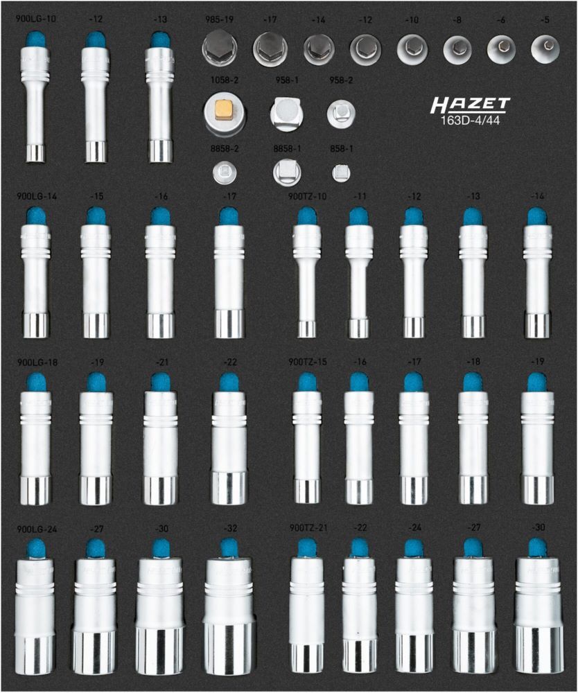 Hazet Steckschlüsseleinsatz Satz 163D-4/44 5-32 mit 44 Teilen Produktbild Hazet Steckschlüsseleinsatz Satz 163D-4/44 5-32 mit 44 Teilen