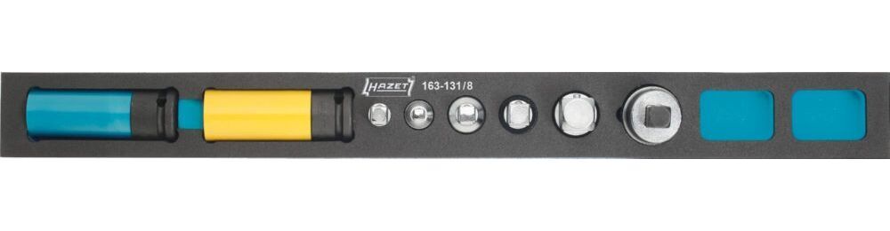 Hazet Steckschlüsseleinsatz Satz 163-131/8 1/4 Zoll 1/2 Zoll 3/4 Zoll Produktbild Hazet Steckschlüsseleinsatz Satz 163-131/8 1/4 Zoll 1/2 Zoll 3/4 Zoll