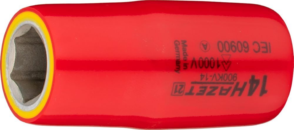 Produktbild Hazet Steckschlüsseleinsatz schutzisoliert 900KV-14 1/2 Zoll Vierkant SW 14 mm