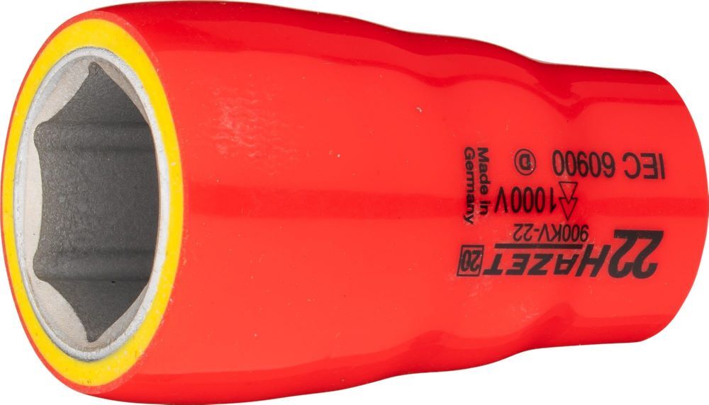 Produktbild Hazet Steckschlüsseleinsatz schutzisoliert 900KV-22 Außen Sechskant SW 22 mm