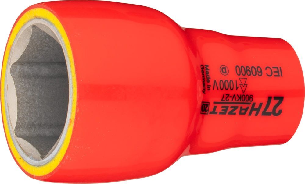Produktbild Hazet Steckschlüsseleinsatz schutzisoliert 900KV-27 1/2 Zoll 12,5 mm Vierkant SW 27 mm
