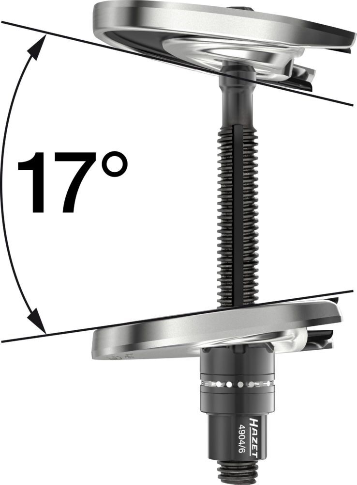 Hazet Universal Innenfederspanner KFZ Satz 4904/6 6 teilig Hazet Universal Innenfederspanner KFZ Satz 4904/6 6 teilig