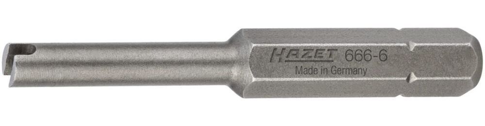 Produktbild Hazet KFZ Ventil Dreher Bit 666-6 mit 1/4 Zoll Sechskant