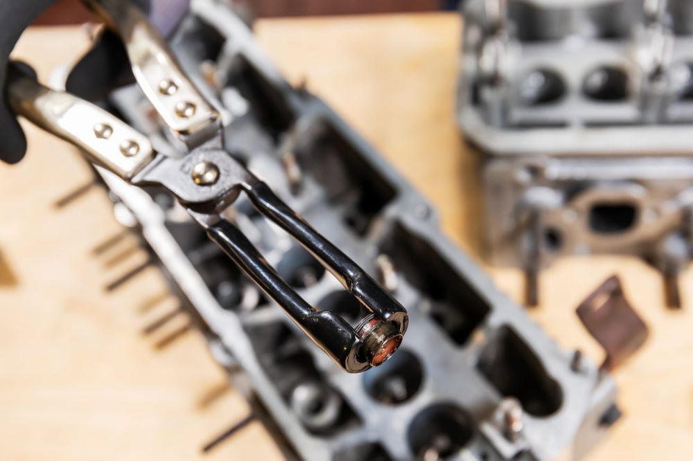 Produktbild Ventilschaft Dichtringzange für KFZ Bereich Länge 270 mm bild 4