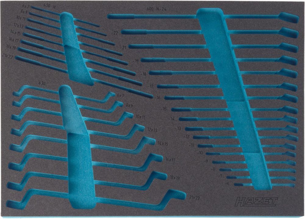 Hazet Weichschaumeinlage 2-Komponenten 163-140L 519 x 392 mm Ordnungssystem Produktbild Hazet Weichschaumeinlage 2-Komponenten 163-140L 519 x 392 mm Ordnungssystem