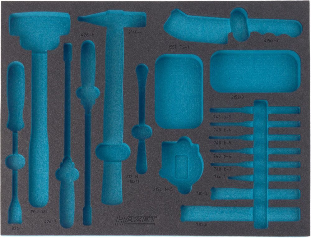 Produktbild Hazet 2 Komponenten Weichschaumeinlage 163-143L L 519 x B 392 mm