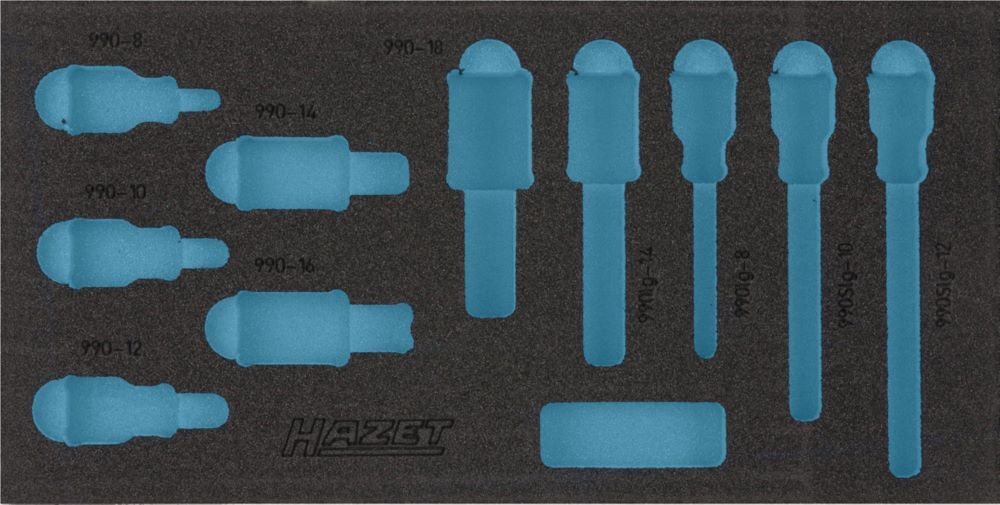 Produktbild Hazet 2 Komponenten Weichschaumeinlage 163 - 221 Liter leer 342 x 172 mm
