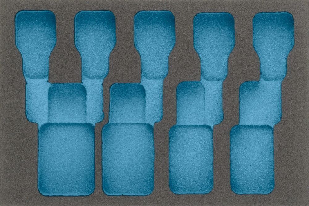 Produktbild Hazet 2-Komponenten Weichschaumeinlage leer 163-270L L x B 172 x 114 mm