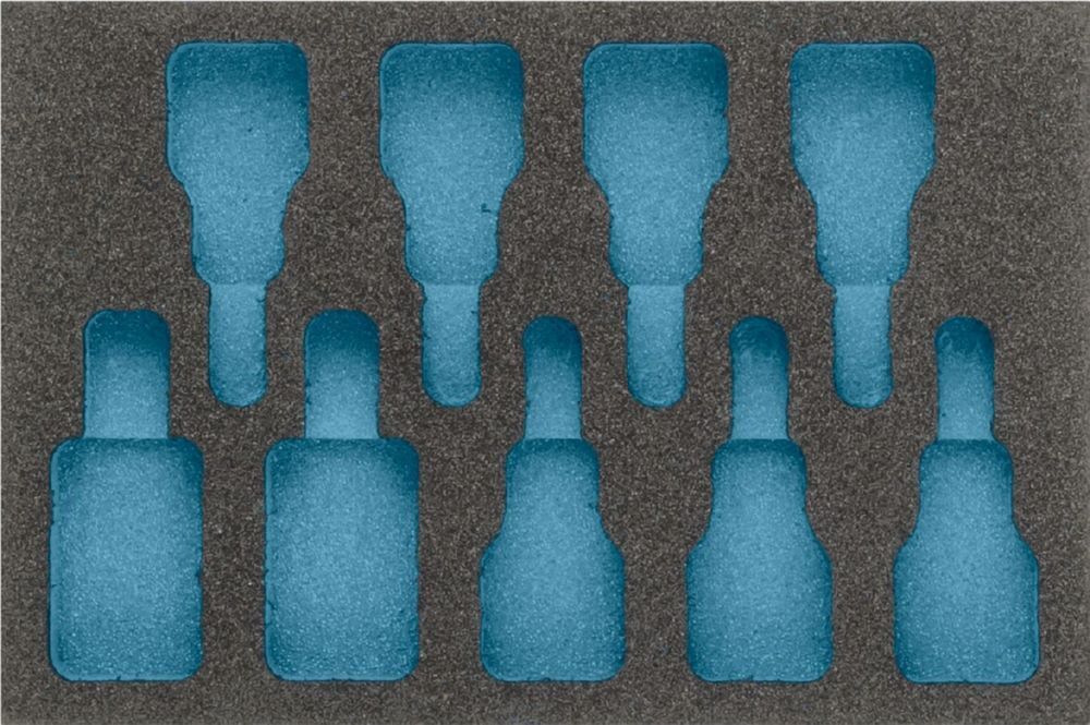 Produktbild Hazet 2-Komponenten Weichschaumeinlage 163-271L L x B 172 x 114 mm leer