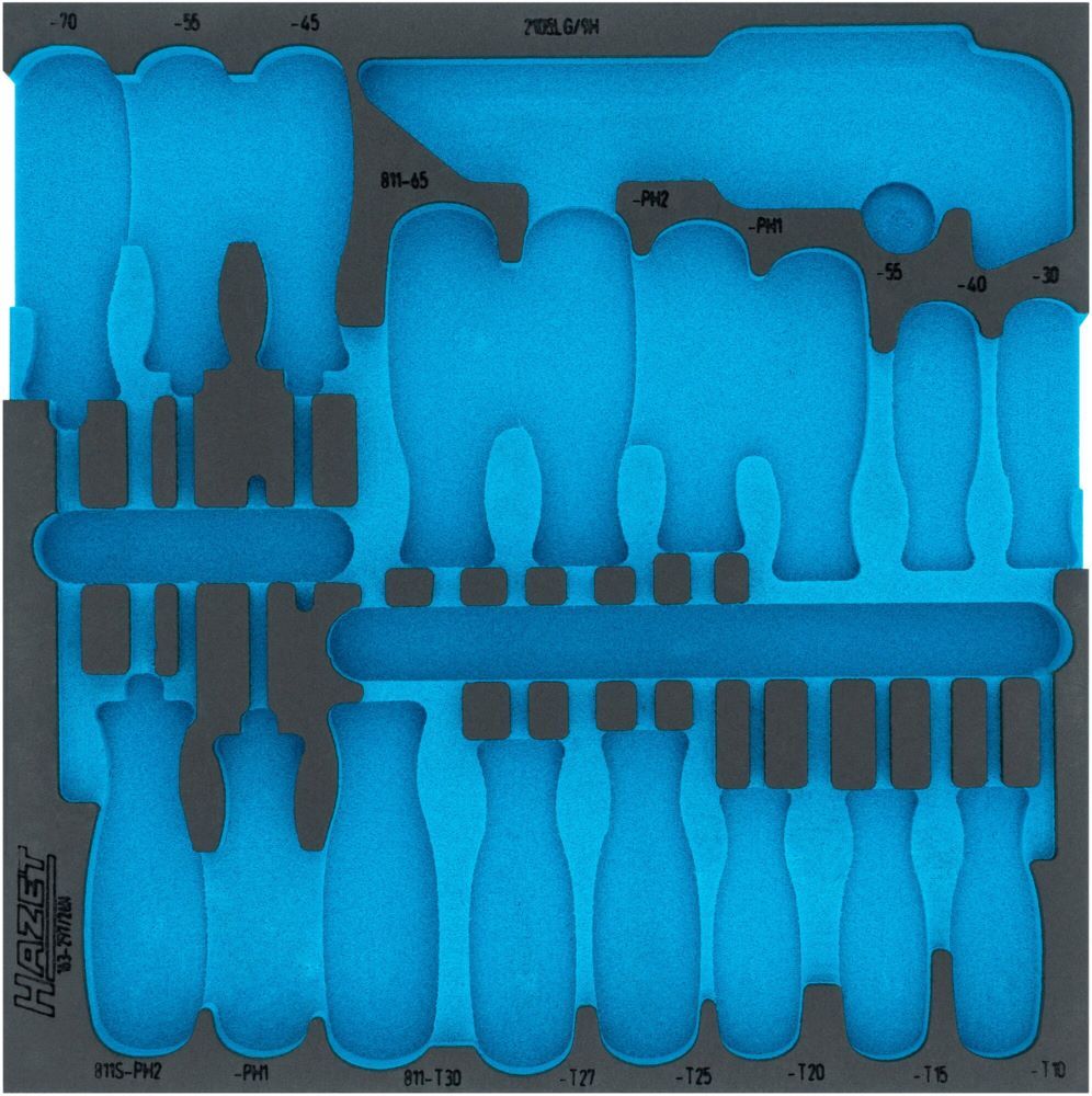 Produktbild Hazet 2 Komponenten Weichschaumeinlage 163 - 297 LN L 344 x B 342 mm