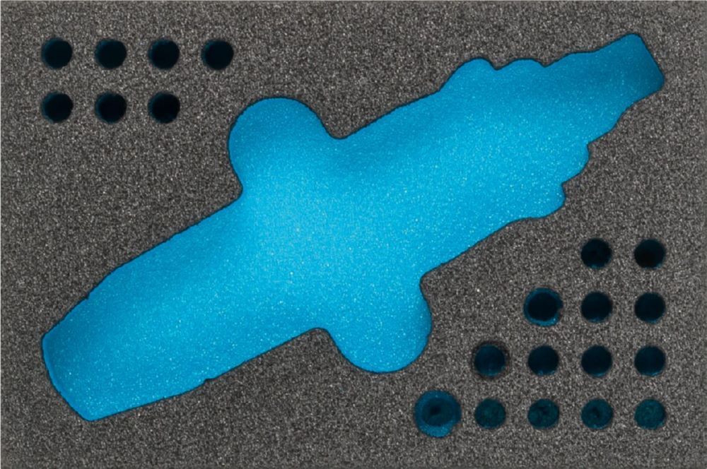 Produktbild Hazet 2-Komponenten Weichschaumeinlage 163-333L L x B 172 x 114 mm leer