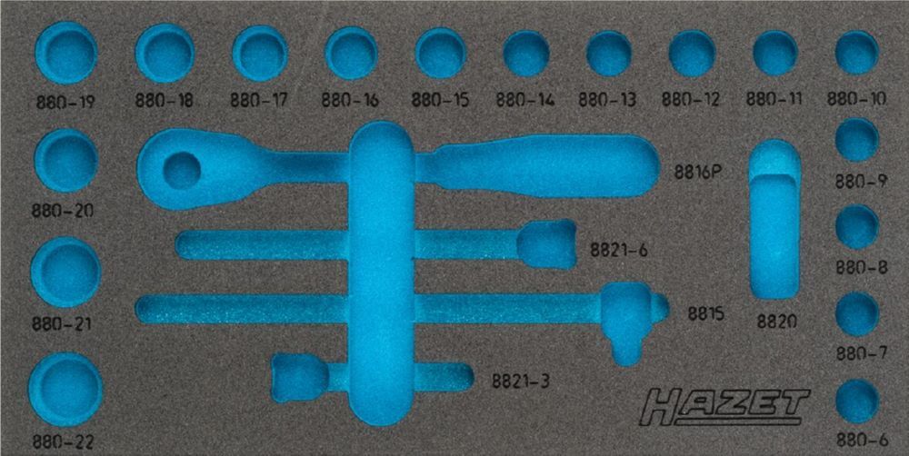 Produktbild Hazet 2 Komponenten Weichschaumeinlage 163 - 353 Liter 342 mm x 172 mm