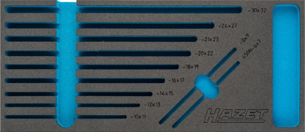 Produktbild Hazet 2 Komponenten Weichschaumeinlage 163 - 377 Liter L 392 x B 172 mm