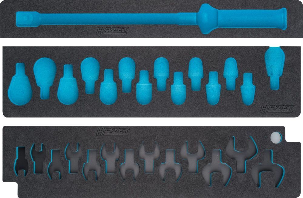 Hazet 2 Komponenten Weichschaumeinlage 163-421L für Werkzeug Produktbild Hazet 2 Komponenten Weichschaumeinlage 163-421L für Werkzeug
