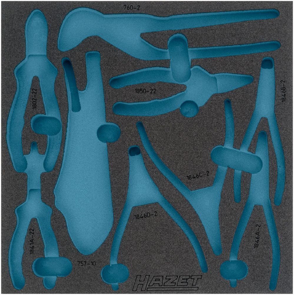 Produktbild Hazet 2 Komponenten Weichschaumeinlage 163 - 424 Liter L 344 x B 342 mm